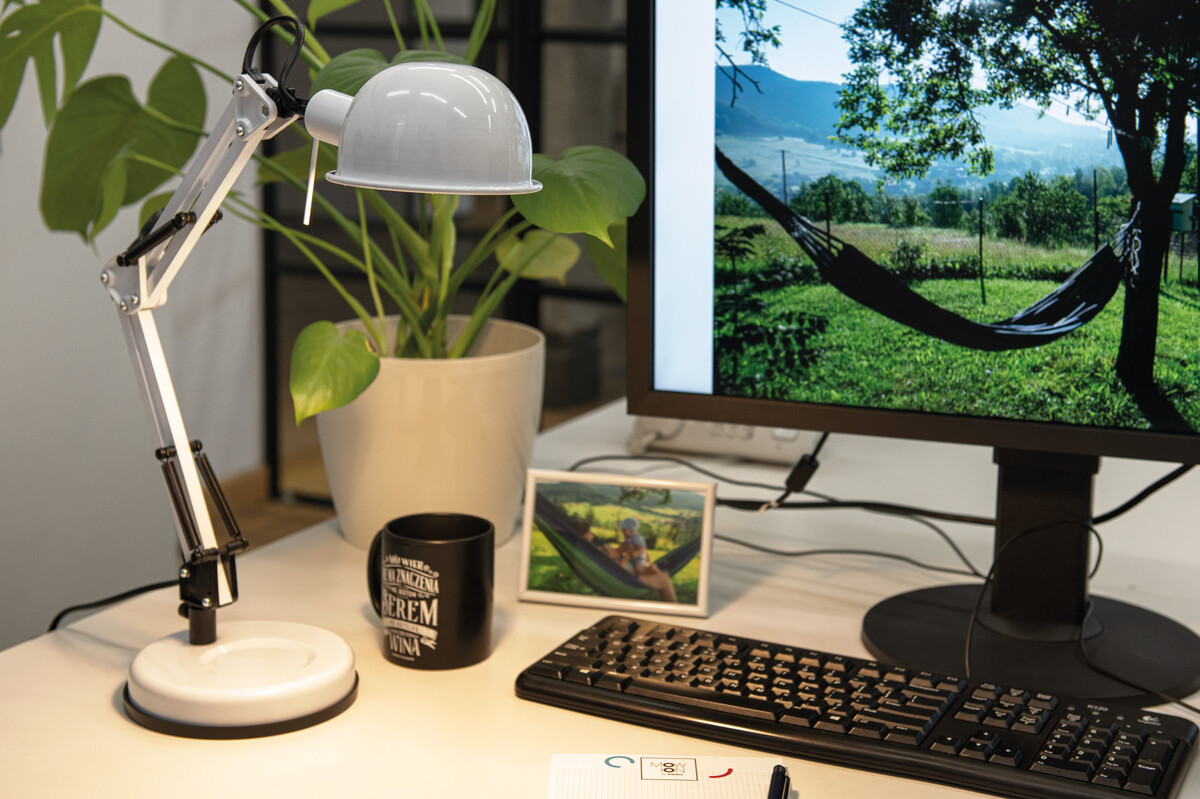 Kanlux 19300 Lampka biurkowa PIXA KT-40-W KANLUX