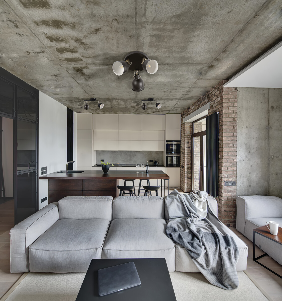 Kanlux 35642 Oprawa ścienno-sufitowa DERATO EL-2I B-SR KANLUX